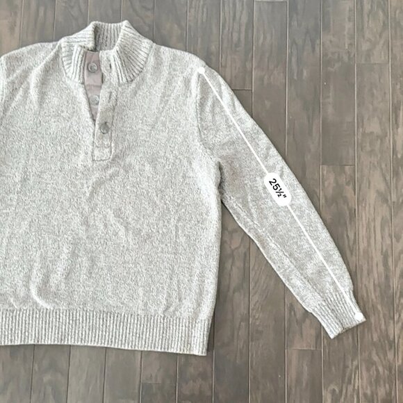 Grey Merona XL Sweater 100% Cotton - Picture 8 of 9